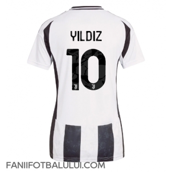 Juventus Kenan Yildiz #10 Tricou Fotbal Replică 2024-25 Femei Acasa